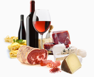 Spanische und italienische Weine